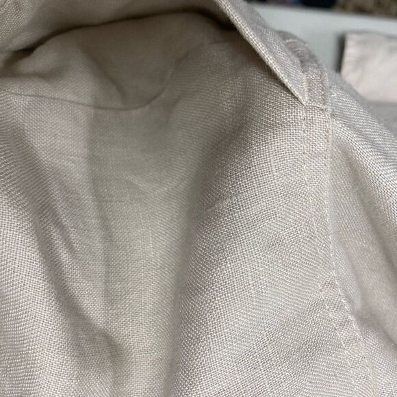 FOR CYNTHIA WOMEN’s Open Front Jacket Size 1X Beige Size 1X - Picture 7 of 12